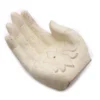 Hand Incense Burner - Lotus (white)
