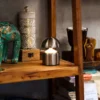 Dome silver mushroom lamp