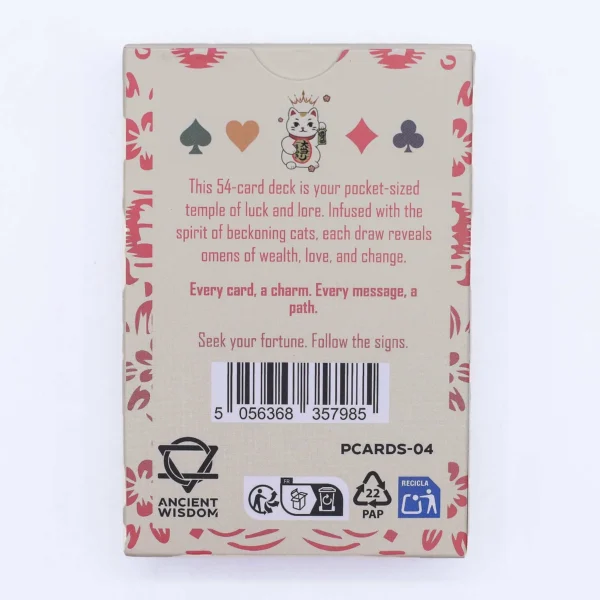 Fortune Cats Playing and Oracle Cards- Maneki Neko Deck