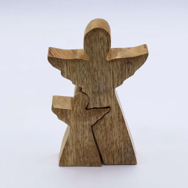 bG9jYWw6Ly9tZWRpYS85Ry9KRC82MFIzMEMxSjY0UjNKRDlHLzRmOTliYTA0LmpwZw.webp Mango Wood Angel Under Angel Wing - White Enamel