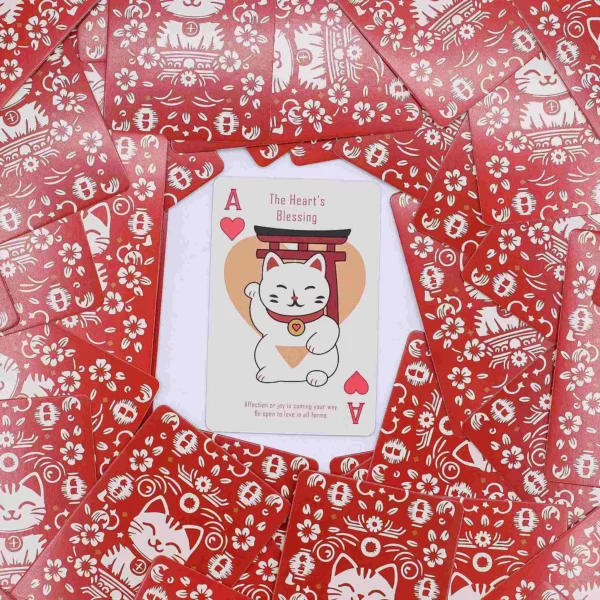 Fortune Cats Playing and Oracle Cards- Maneki Neko Deck
