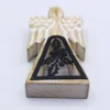 Mango Wood Angel - Whitewash with Iron Decor Cut Out