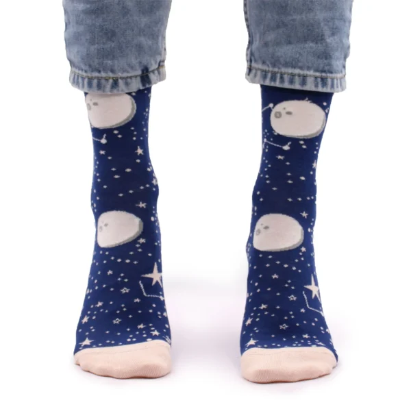 bG9jYWw6Ly9tZWRpYS85Si9KRC82MFIzMEMxRzZSVjNKRDlKLzU3N2M1NjhkLmpwZWc.webp Hop Hare Bamboo Socks S/M - Moon Walk