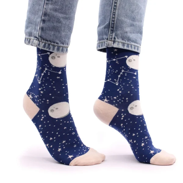 bG9jYWw6Ly9tZWRpYS85Sy9KRC82MFIzMEMxRzZSVjNKRDlLLzFjM2MwMjVmLmpwZWc.webp Hop Hare Bamboo Socks S/M - Moon Walk