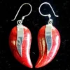 925 Silver and resin earrings Mango