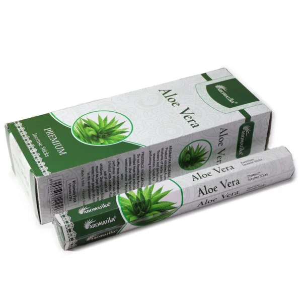 Aromatika Charcoal Free Hex Incense Sticks  - Aloe Vera