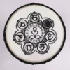 Chakra Wide Top Djembe Drum - 17cm