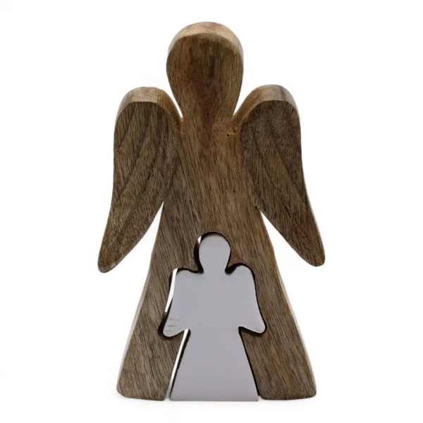 bG9jYWw6Ly9tZWRpYS85TS9HQy82MFIzMEMxSjY0UjNHQzlNL2RkM2Y1MTYzLmpwZw.webp Mango Wood Small Angel in Angel - White Enamel