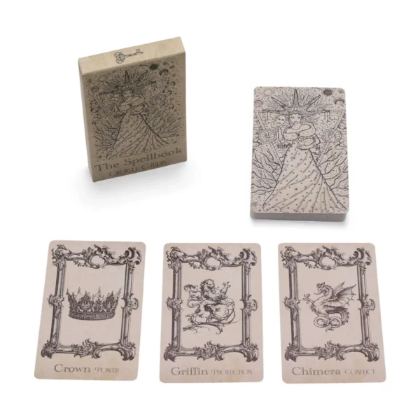 bG9jYWw6Ly9tZWRpYS85TS9HRS82MFIzMEMxSjY0U0tHRTlNLzMxZWEzNGQ3LmpwZw.webp The Spell book Oracle Cards- Witchcraft Deck