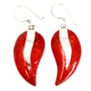 925 Silver and resin earrings Mango