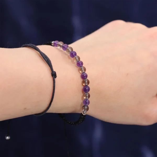 bG9jYWw6Ly9tZWRpYS85Ti8yRS82MFIzMEMxRzZXVEsyRTlOL2Q1NWM5Y2JmLmpwZWc.webp Zodiac Crystal Candle with Gemstone Bracelet - Capricorn