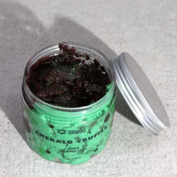 Dubai Whipped Cream Soap - Emerald Truffle 120g