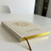 Ivory Gratitude Journal with Gold Lining - 120 pages - My Days are Full of Sun