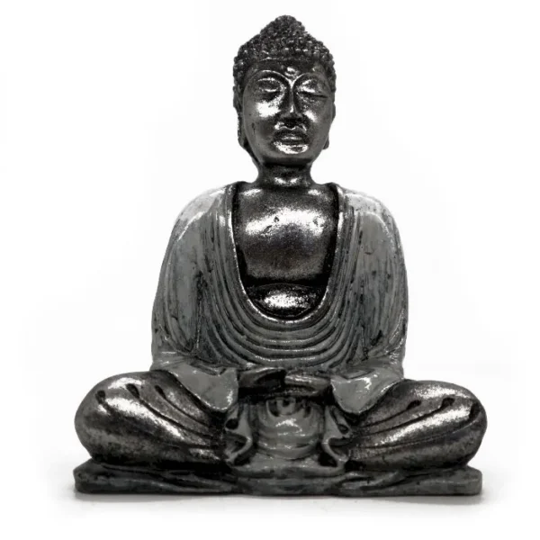 White and Grey Buddha - Medium