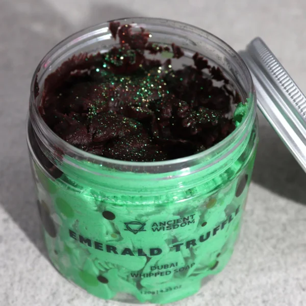 Dubai Whipped Cream Soap - Emerald Truffle 120g