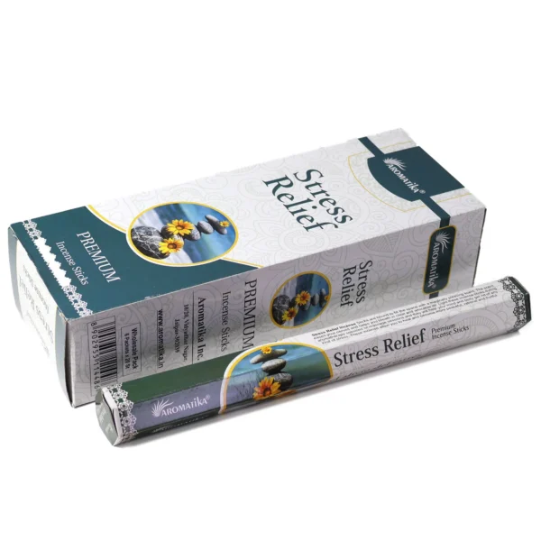 Aromatika Charcoal Free Hex Incense Sticks  - Stress Relief