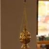 Ritual Incense Bundle - Hanging Brass Burner and 4 sets of incense cones