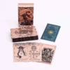 bG9jYWw6Ly9tZWRpYS85US8yRS82MFIzMEMxSjY0UksyRTlRLzYxZWM4YzdhLmpwZw.webp Rose Gold Foil Tarot Card Set - Moon Phase - with booklet