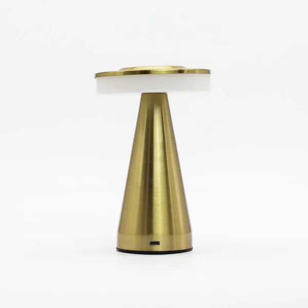 Touch Lamp - Tall Stem Copper - USB (C) - Rechargable  (400 Watt)