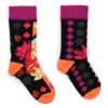 Hop Hare Bamboo Socks S/M - Pink Buddha and Lotus 