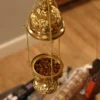 Hanging Brass Thurible & Quad-Scent Ritual Incense Bundle Pack