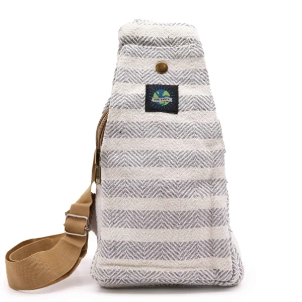 bG9jYWw6Ly9tZWRpYS85Ui9FQy82MFIzMEMxRzZXUktFQzlSLzAzNjVlYWVmLmpwZWc.webp Body Cross Bag Natural Cotton - Grey and White
