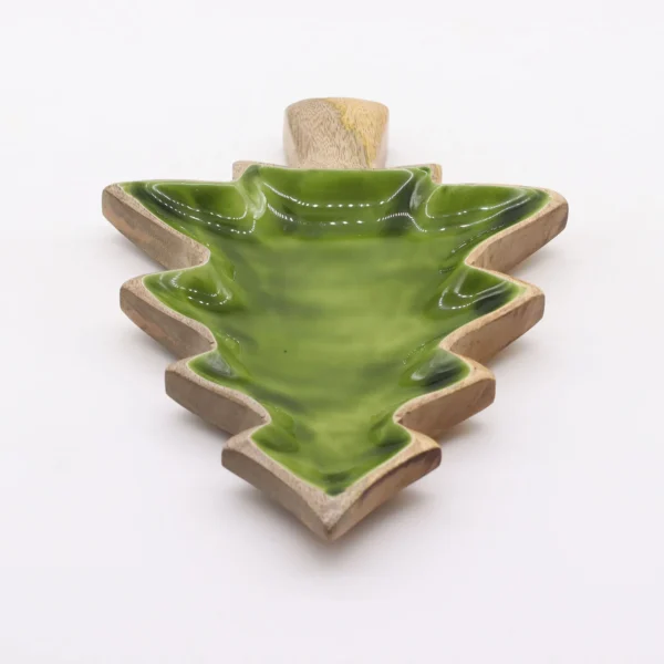 Beautiful Wood and glass Christmas tree