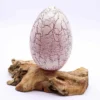 DriftGlow Lamp Crackle Fire Egg Shade - Orange