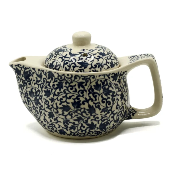 bG9jYWw6Ly9tZWRpYS85Uy9DRC82MFIzMEMxRzZXUktDRDlTL2MyMmNiMDk4LmpwZWc.webp Small Herbal Teapot - Blue Pattern