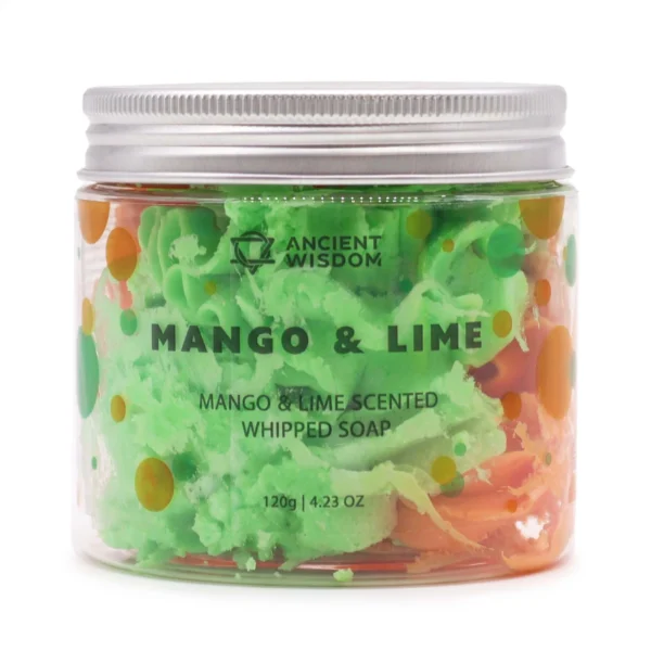Mango and Lime Whipped Soap 120g