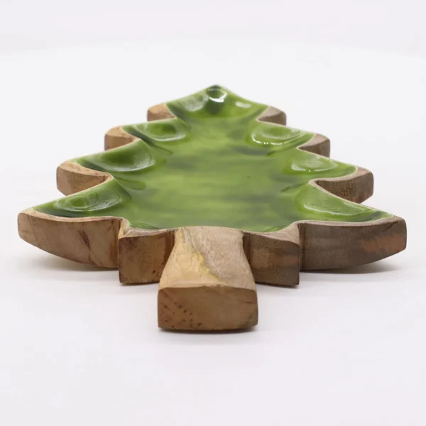 Beautiful Wood and glass Christmas tree