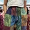 bG9jYWw6Ly9tZWRpYS8xRy8wRS82MFIzMEMxSDc0U0swRTFHL2Q4MmVjNjhiLmpwZWc.webp Nomad Sari - Mushroom Pants - Block Print Designs -Green Tones S/M