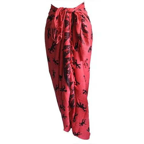 Bali Gecko Sarong in Pink