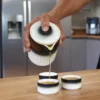 bG9jYWw6Ly9tZWRpYS8xRy9HRS82MFIzMEMxRzZXUzNHRTFHLzFhNTc4Y2VlLmpwZWc.webp Travel Ceramic Teapot Set - Three Friends - Travel Pack