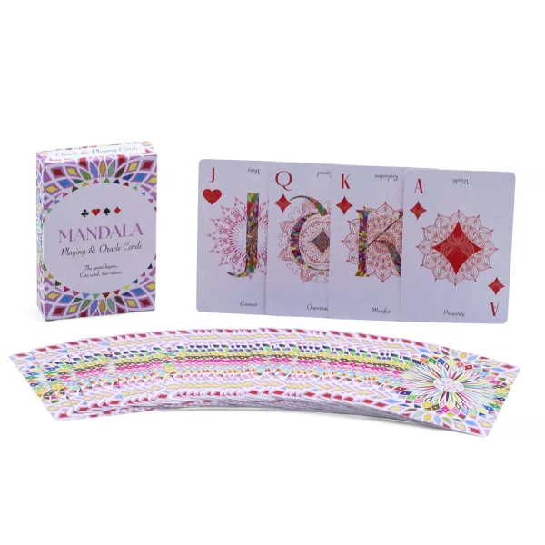 Mandala Playing and Oracle Cards – Kaleidoscope Symmetry