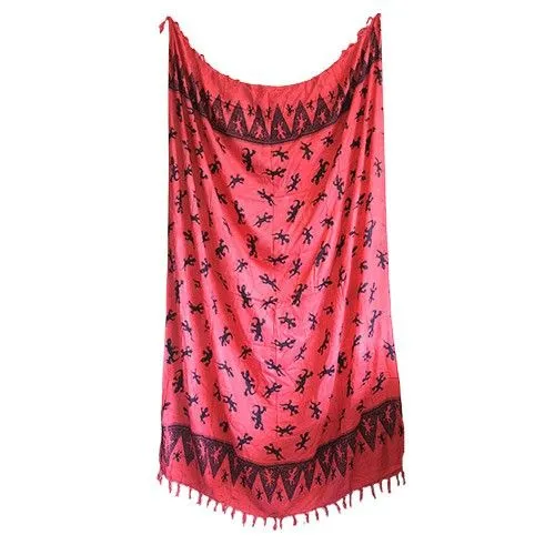 Lizard print sarong