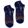 S/M Hop Hare Bamboo Socks Low (3.5-6.5) - Indian Feathers