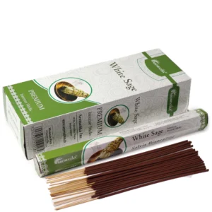 Aromatika Charcoal Free Hex Incense Sticks  - White Sage
