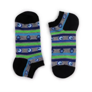 S/M Hop Hare Bamboo Socks Low (3.5-6.5) - Evil Eye And Hamsa