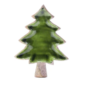 Beautiful Wood and glass Christmas tree