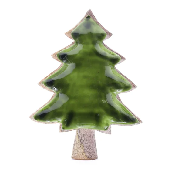 Beautiful Wood and glass Christmas tree