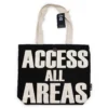 bG9jYWw6Ly9tZWRpYS8xSy9FRC82MFIzMEMxSDc0VzNFRDFLL2I1NjYyNTA1LmpwZWc.webp Iconic Classic Tote Bag - ACCESS ALL AREAS - Black Natural 10oz