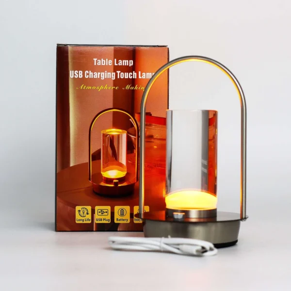 bG9jYWw6Ly9tZWRpYS8xTS9BQy82MFIzMEMxSjYwV0tBQzFNLzJiNmI3ZDQ5LmpwZWc.webp Touch Lamp - Crystal Lantern- USB (C) - Rechargable (2000 Watt)