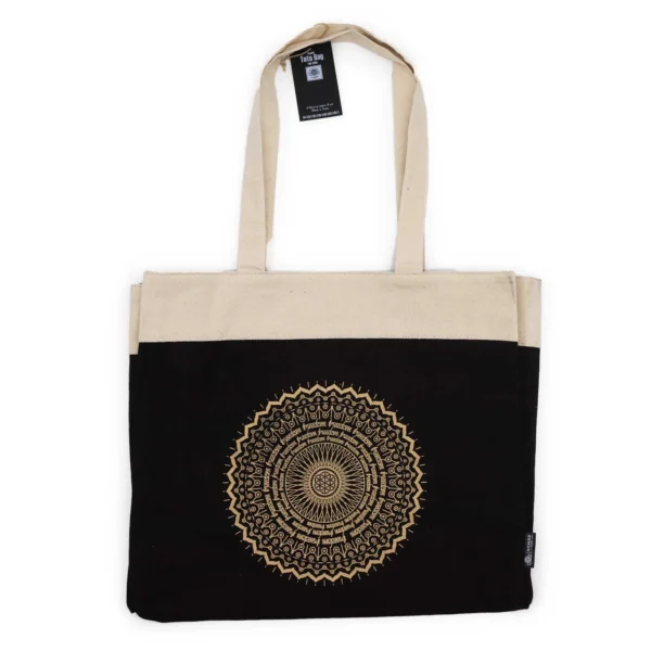 bG9jYWw6Ly9tZWRpYS8xTS9DRC82MFIzMEMxSDc0VzNDRDFNL2VlZjMyOWMyLmpwZWc.webp Oversized Stonewash Tote Bag 14oz - Freedom Mandala