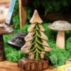 Christmas tree ornament - Wood and Enamel