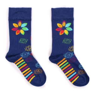 bG9jYWw6Ly9tZWRpYS8xTi8wQy82MFIzMEMxRzZSVkswQzFOL2MwNjAwYWQ0LmpwZWc.webp Hop Hare Bamboo Socks S/M - Rainbow Chakra
