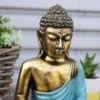 Teal and Gold Buddha - Large