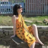 Lizard print sarong