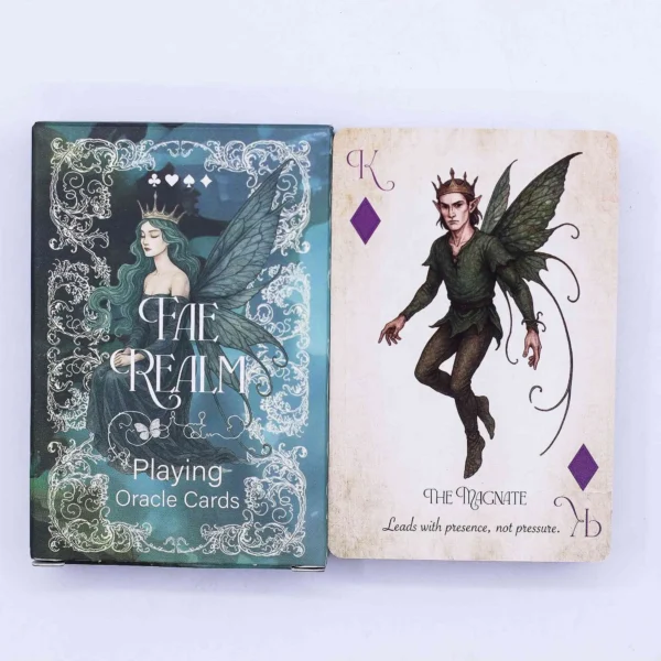 Fae Realm Playing and Oracle Cards – Fairy Theme