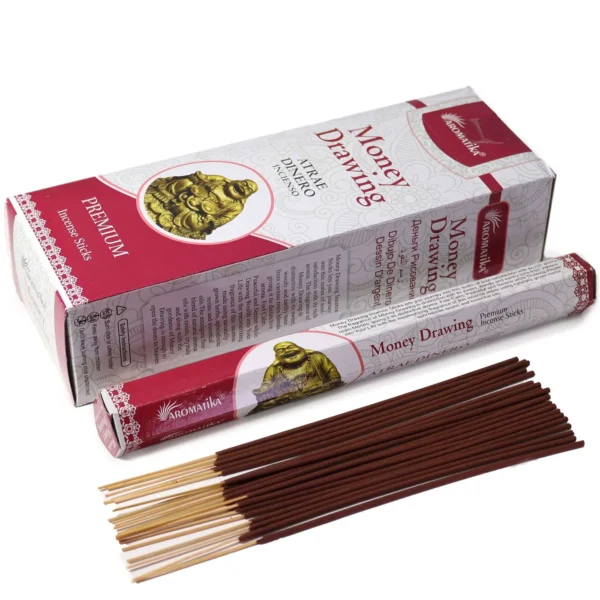 bG9jYWw6Ly9tZWRpYS8xUC84RS82MFIzMEMxSDc0Vks4RTFQLzQ1YWY3ZDlkLmpwZWc.webp Aromatika Charcoal Free Hex Incense Sticks - Money Drawing